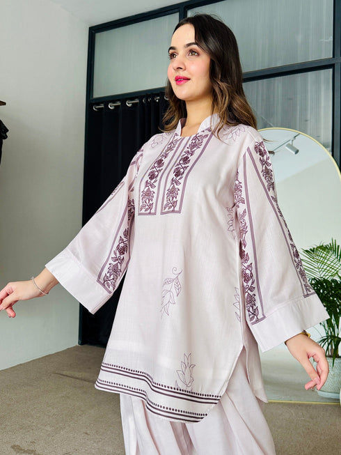 Dusky Petal Kurta Set